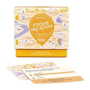 Ridley's Foodie Vacation Trivia Card Game NEW